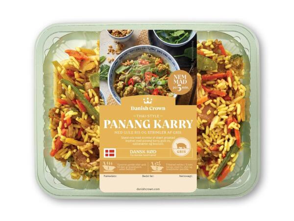 Panang- eller pad thai-inspireret færdigret