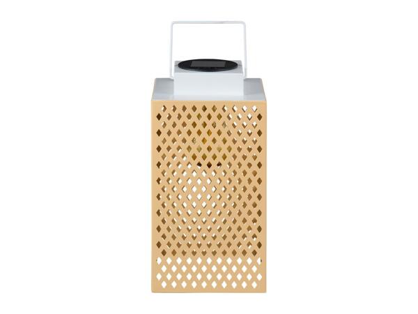 Livarno Home Beige LED Solar Lantern