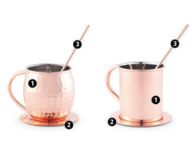 CROFTON(R)
LOT DE MUGS POUR MOSCOW MULE, 6 PIÈCES