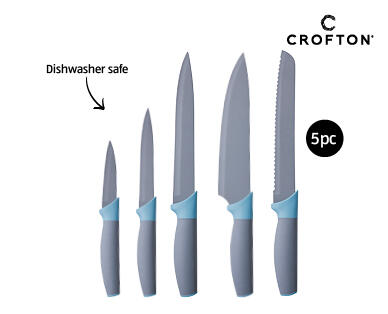 Coloured Knife Set 5pc