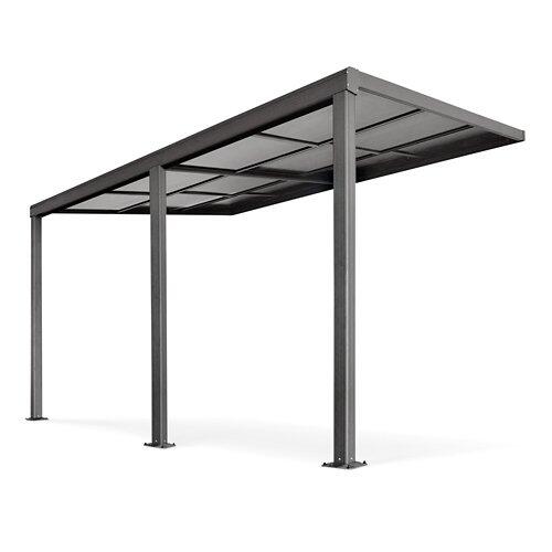 HOME DELUXE Terrassenüberdachung SOLIS DELUXE grau
