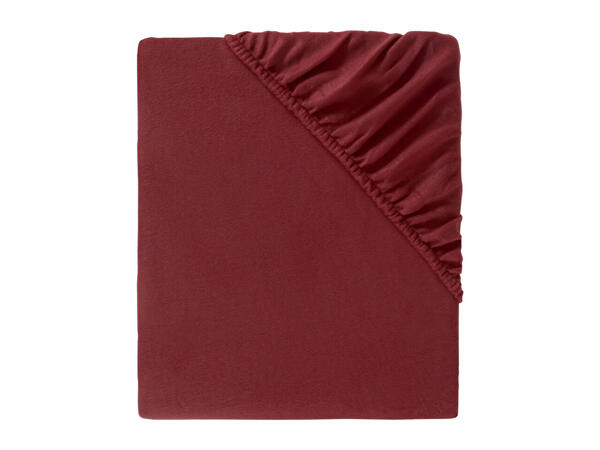 Livarno Home Single Fleece Fitted Sheet