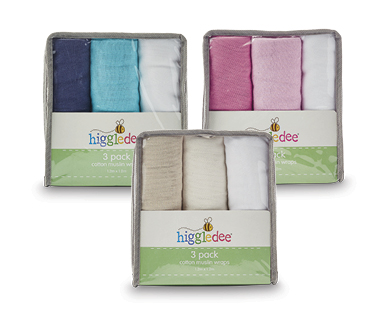 Muslin Wrap 3pk
