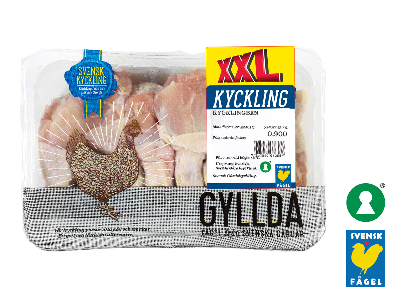 KYCKLINGLÅRFILÉ XXL