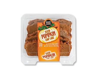Bake Shop Pumpkin Sliced Loaf Cake