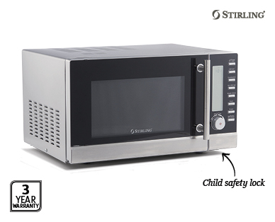 25L Microwave Oven with Grill Function