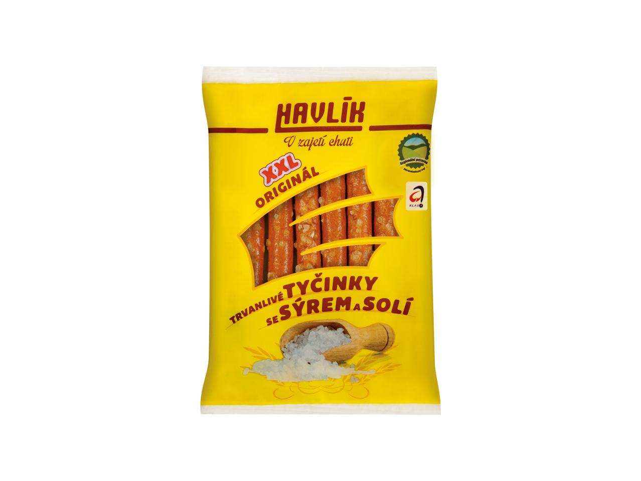TYČINKY SE SÝREM A SOLÍ