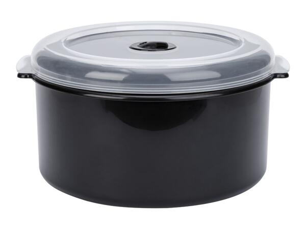 Livarno Home Black Microwaveable Container Set - 3 Pieces