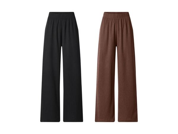 Wide leg bukser