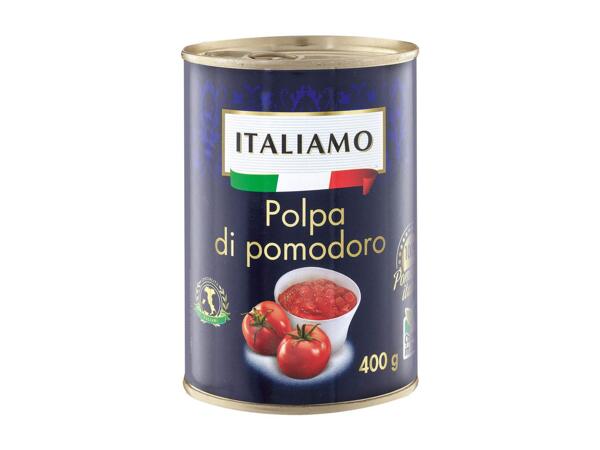 Pulp chopped tomato