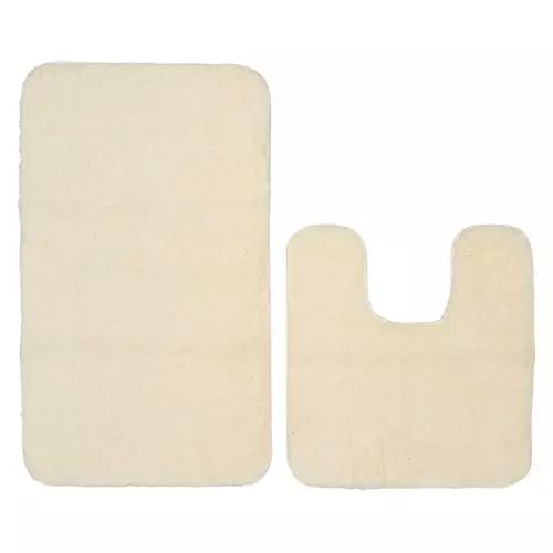 2 Piece Bath Rug Set - Beige