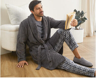 Men's Fleece Dressing Gown 