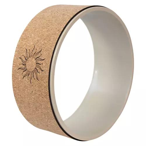 Beige Yoga Wheel