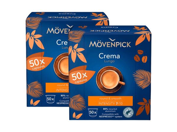 Capsules de café Crema Lungo Mövenpick, pack de 2