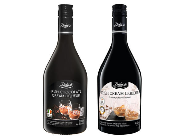 DELUXE Irischer Premium Sahne- oder Schokoladenlikör