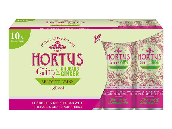 Hortus Rhubarb & Ginger Gin & Tonic