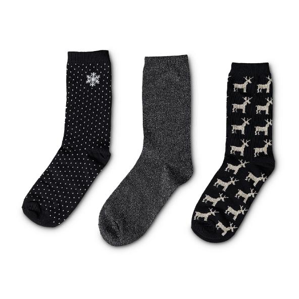 Chaussettes de Noël, 3 paires