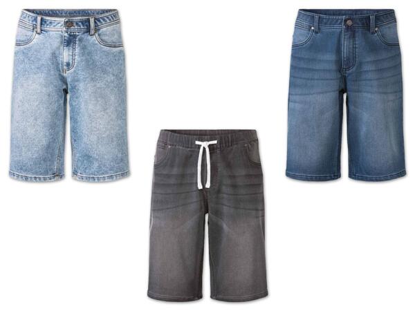 Herren Sweat-Denim-Shorts