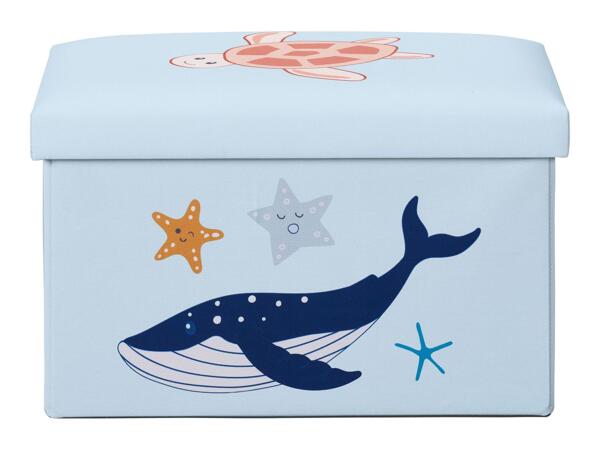 Livarno Home Storage Ottoman - Blue