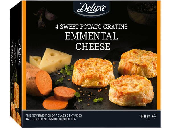 Sweet Potato Gratins with Emmental