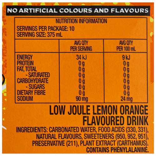 Lemon & Orange 10 Pack 375ml