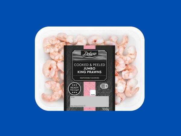 Deluxe Cooked & Peeled Jumbo King Prawns - Lidl - Great Britain ...