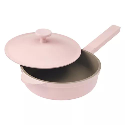 8" Pink Mini Cast Aluminum Pan with Lid