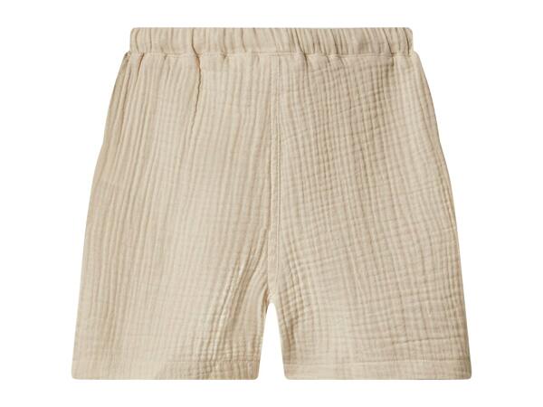 LUPILU Kids' Cream Muslin Outfit - 2 Piece Set