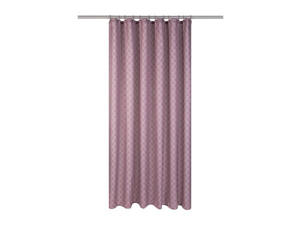 Livarno Home Pink Shower Curtain