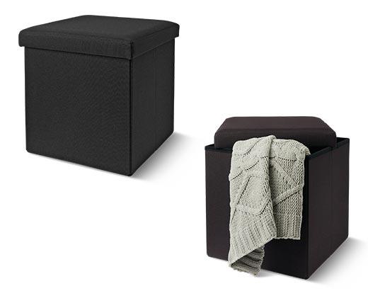 SOHL Furniture Foldable Storage Ottoman