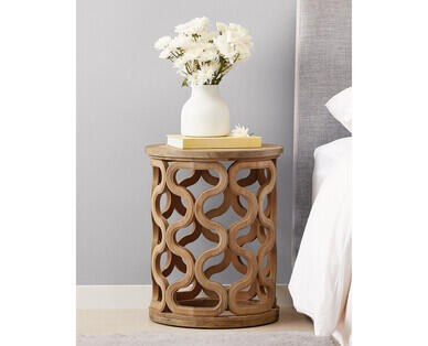 Reclaimed Wood Side Table