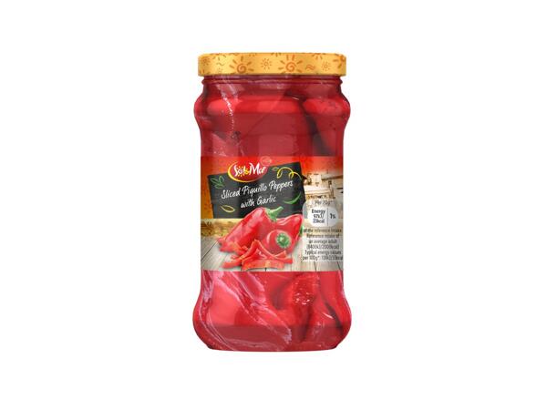 Sol & Mar Sliced Piquillo Peppers with Garlic