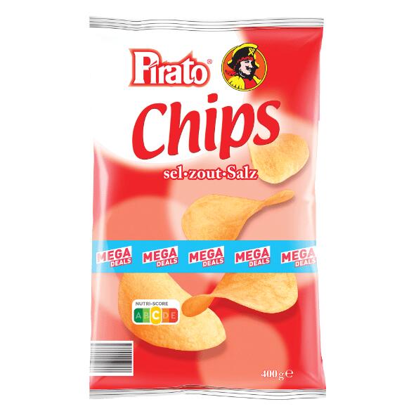 PIRATO(R) Chips au sel