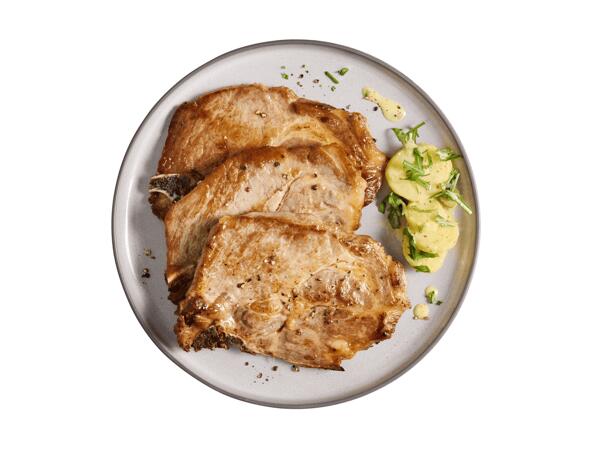 Frische Schopfsteaks