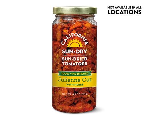 California Sun Dry 
 Sun-Dried Tomatoes Julienne Cut with Herbs