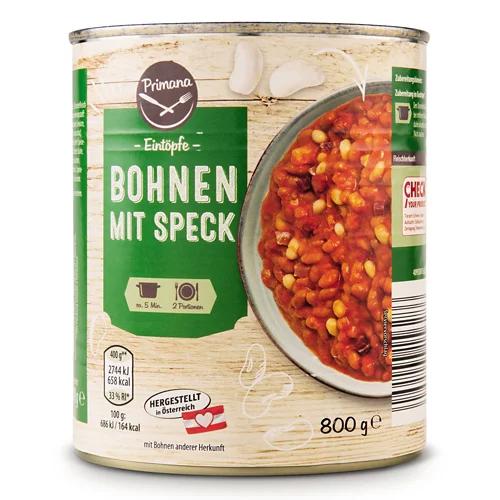 PRIMANA Winterliches Fertiggericht, Bohne mit Speck