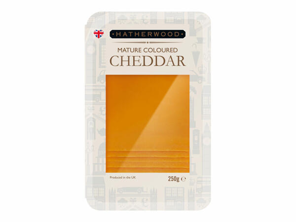 Brânză Cheddar, felii