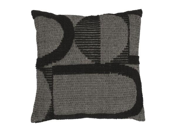 Livarno Grey Cushion With Textured Design