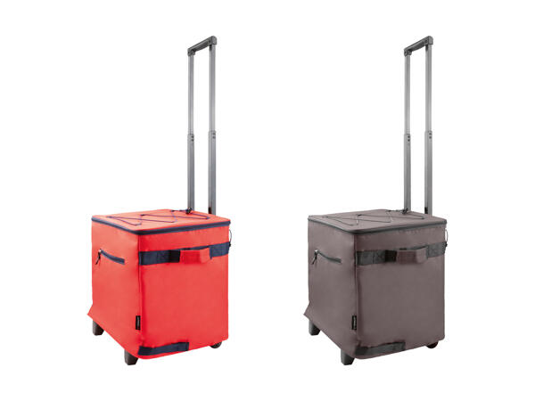 Chariot de courses avec sac isotherme