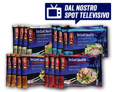 ASIA Piatti asiatici istantanei a base di noodles