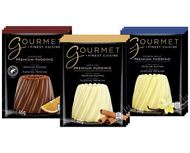 GOURMET 
 PUDDING