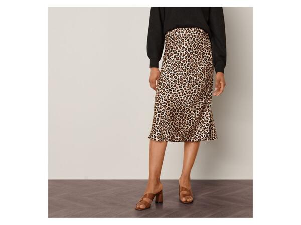 Ladies' Satin Midi Skirt