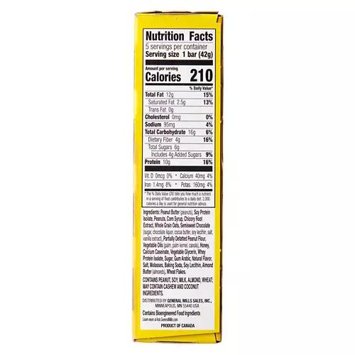 Peanut Butter Chocolate Flavored Protein Creamy Bars, 5 count