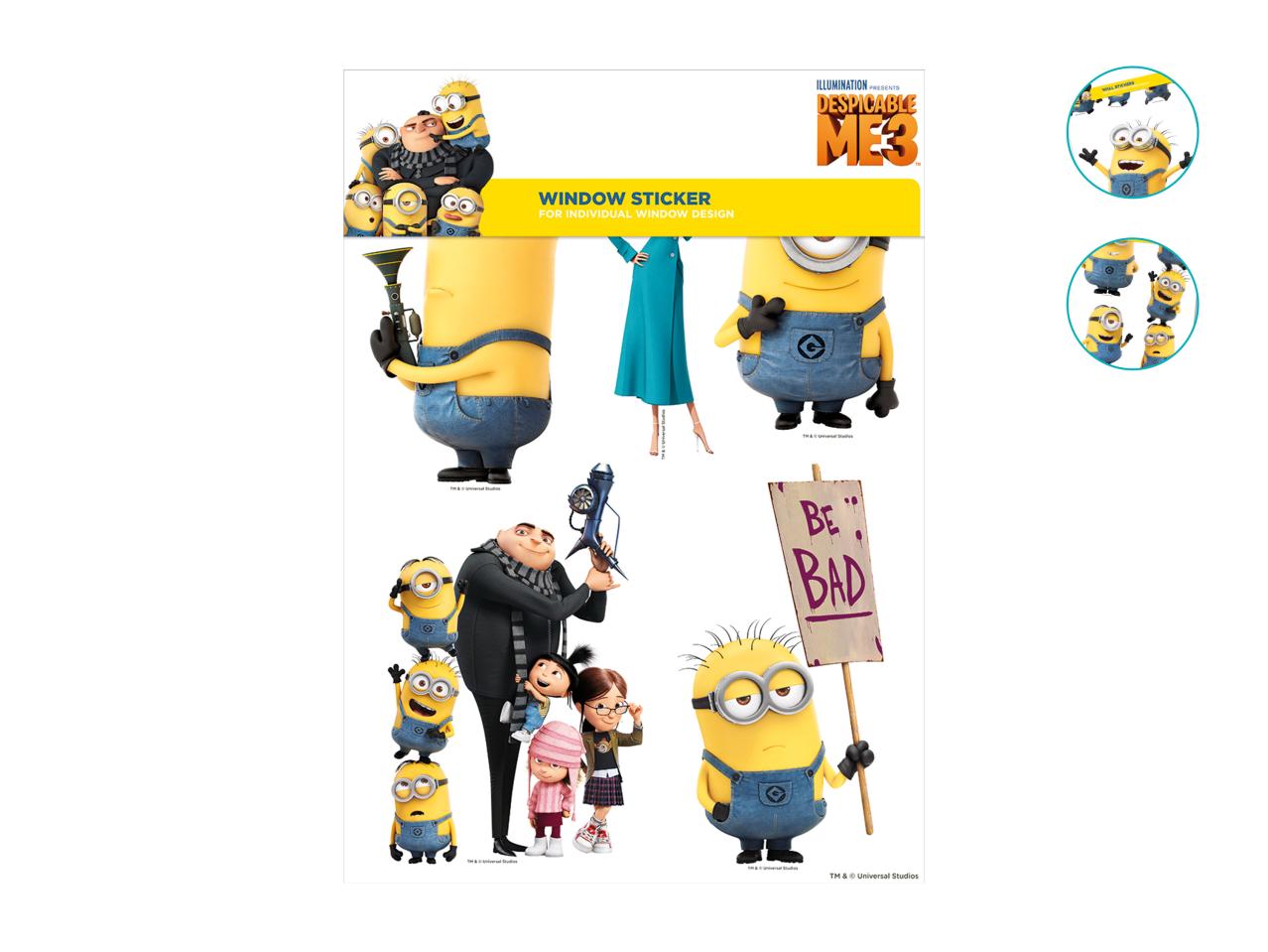 Minions Wall or Window Stickers1