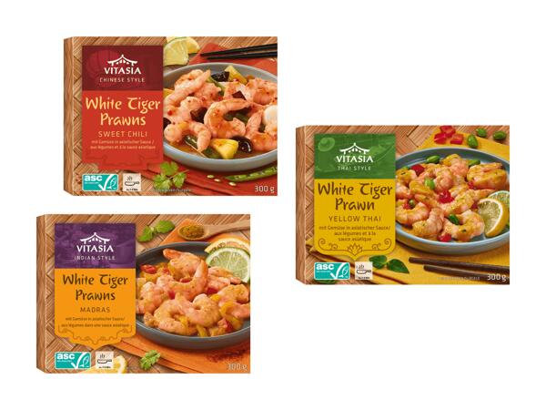 Crevettes ASC aux légumes