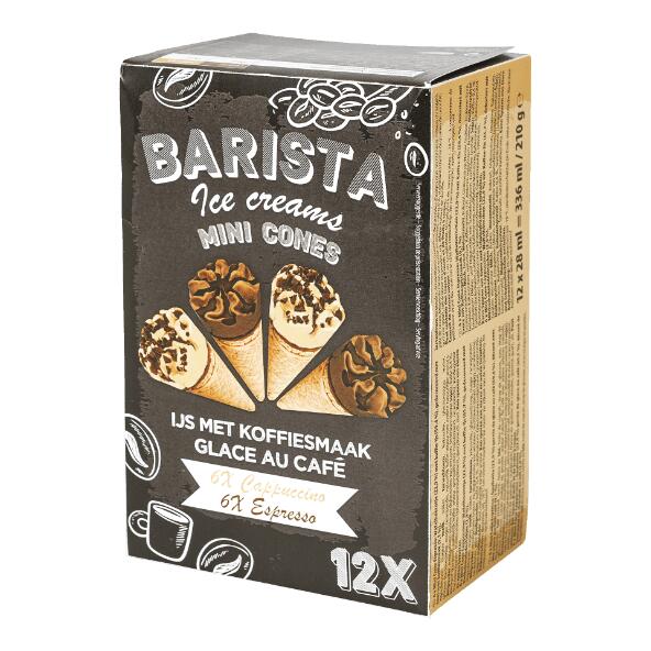 Mini-ijshoorntjes Barista, 12 st.