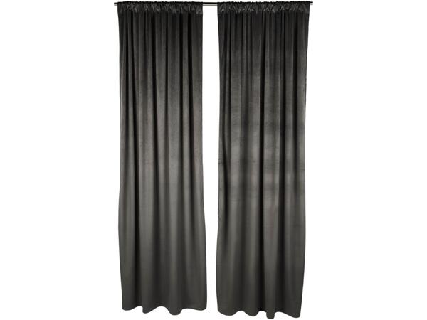 Velour Curtains 2 pieces, 135 x 254cm