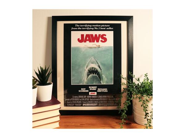 Jaws Framed Movie Print