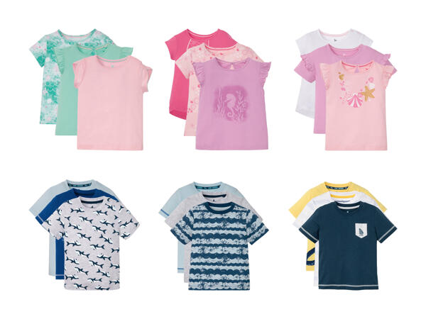T-shirt, 3 pezzi