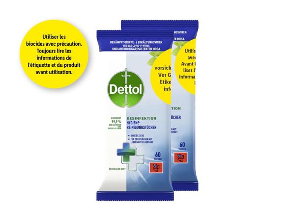 Lingettes désinfectantes Dettol